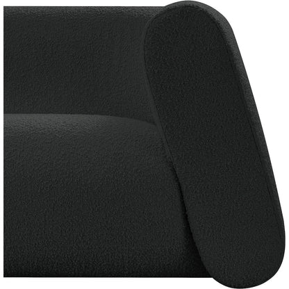 Abbington Black Boucle Fabric Sofa