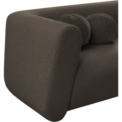 Abbington Brown Boucle Fabric Chair