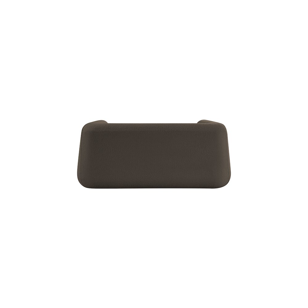 Abbington Brown Boucle Fabric Loveseat