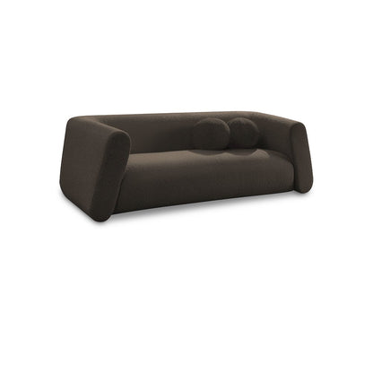 Abbington Brown Boucle Fabric Sofa