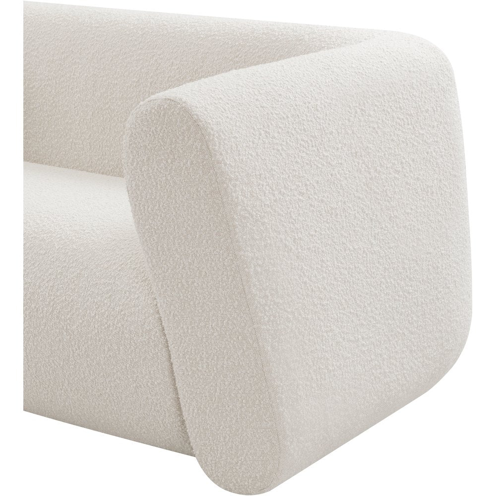 Abbington Cream Boucle Fabric Sofa
