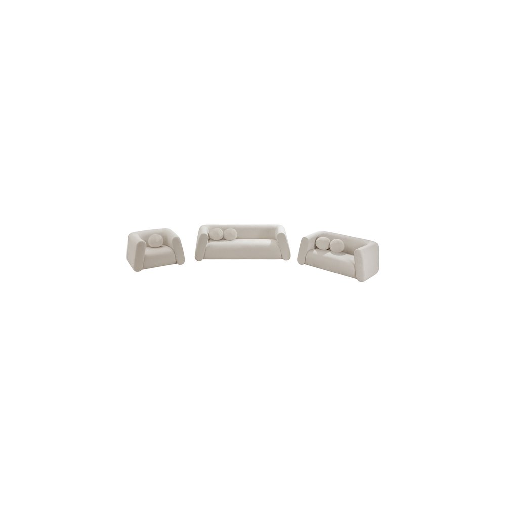 Abbington Cream Boucle Fabric Sofa