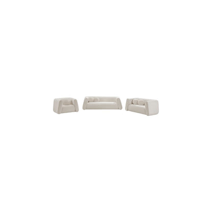 Abbington Cream Boucle Fabric Sofa