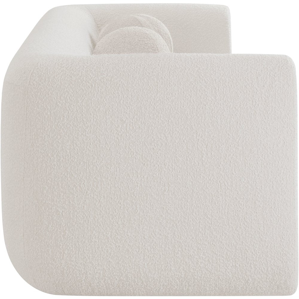 Abbington Cream Boucle Fabric Sofa
