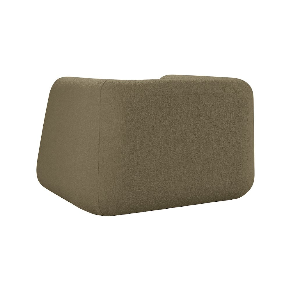Abbington Olive Boucle Fabric Chair