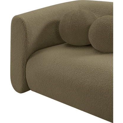 Abbington Olive Boucle Fabric Sofa
