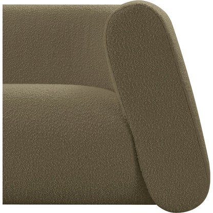 Abbington Olive Boucle Fabric Sofa
