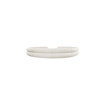 Bale Cream Chenille Fabric Modular Sofa