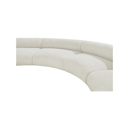 Bale Cream Chenille Fabric Modular Sofa