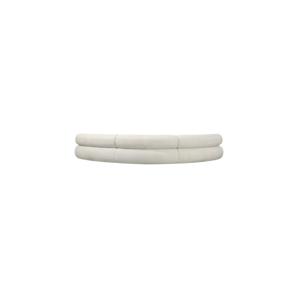 Bale Cream Chenille Fabric Modular Sofa