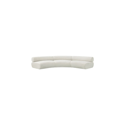 Bale Cream Chenille Fabric Modular Sofa