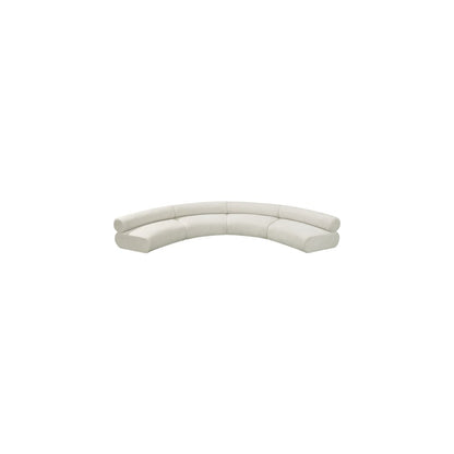 Bale Cream Chenille Fabric Modular Sofa