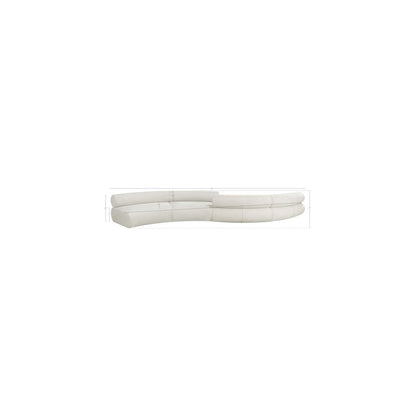 Bale Cream Chenille Fabric Modular Sofa