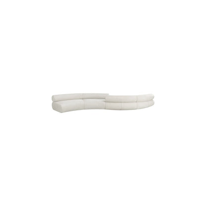 Bale Cream Chenille Fabric Modular Sofa