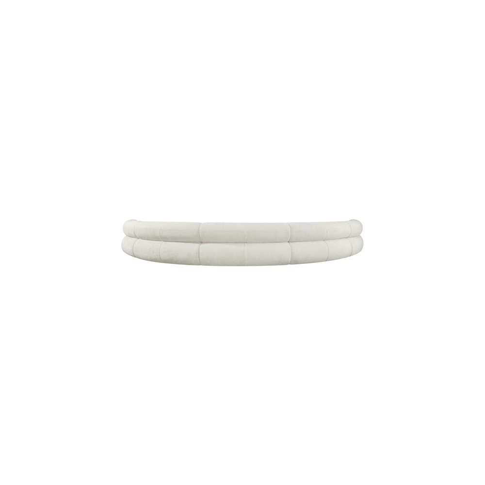 Bale Cream Chenille Fabric Modular Sofa