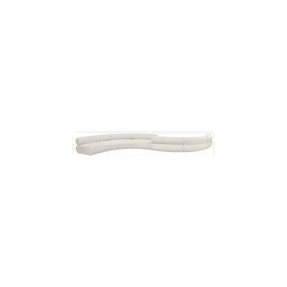 Bale Cream Chenille Fabric Modular Sofa