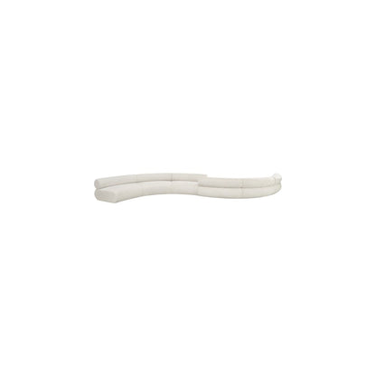 Bale Cream Chenille Fabric Modular Sofa