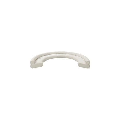 Bale Cream Chenille Fabric Modular Sofa