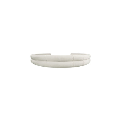 Bale Cream Chenille Fabric Modular Sofa