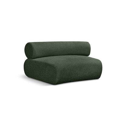 Bale Green Chenille Fabric Modular Chair