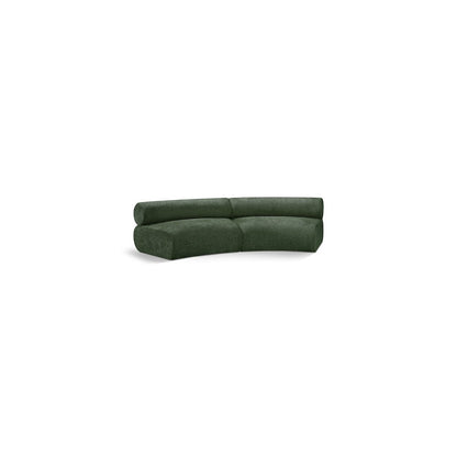 Bale Green Chenille Fabric Modular Sofa