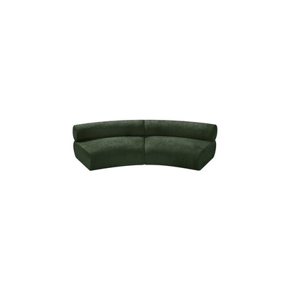 Bale Green Chenille Fabric Modular Sofa