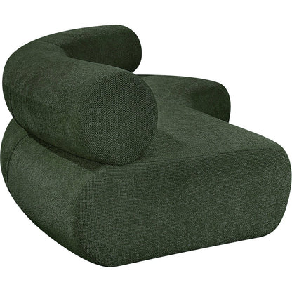 Bale Green Chenille Fabric Modular Sofa