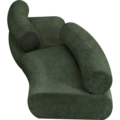Bale Green Chenille Fabric Modular Sofa