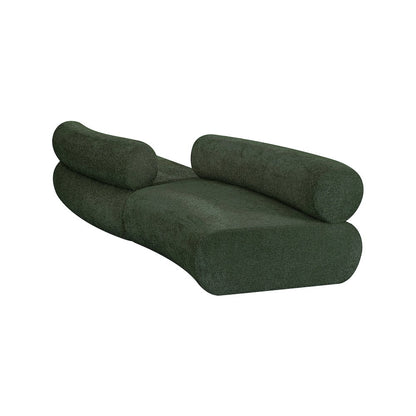 Bale Green Chenille Fabric Modular Sofa