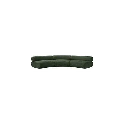 Bale Green Chenille Fabric Modular Sofa