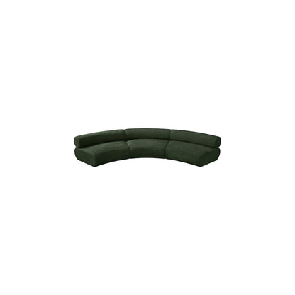 Bale Green Chenille Fabric Modular Sofa