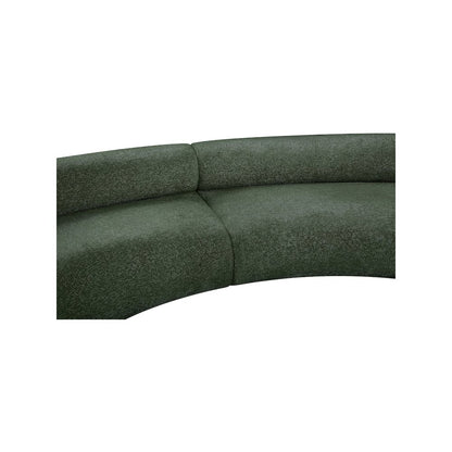 Bale Green Chenille Fabric Modular Sofa
