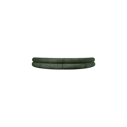 Bale Green Chenille Fabric Modular Sofa