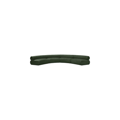 Bale Green Chenille Fabric Modular Sofa