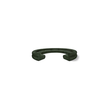 Bale Green Chenille Fabric Modular Sofa