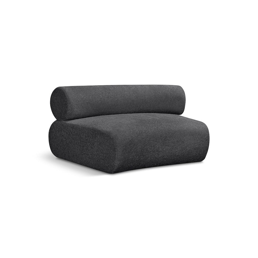 Bale Grey Chenille Fabric Modular Chair