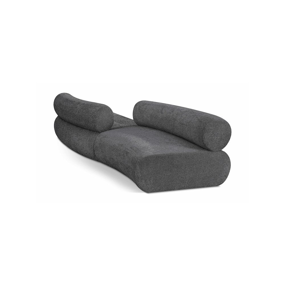 Bale Grey Chenille Fabric Modular Sofa