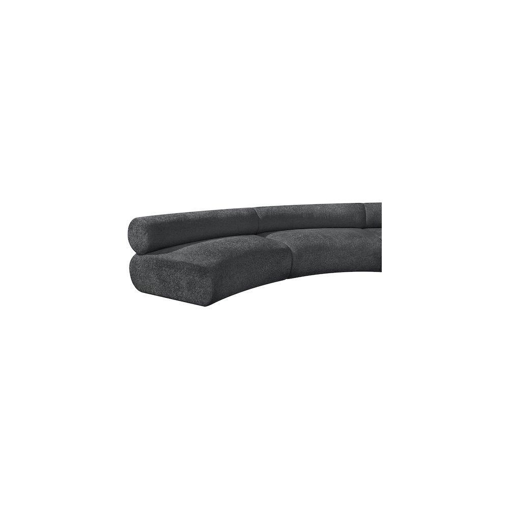 Bale Grey Chenille Fabric Modular Sofa