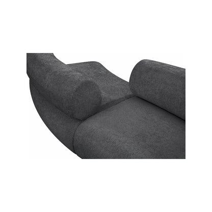 Bale Grey Chenille Fabric Modular Sofa