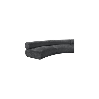 Bale Grey Chenille Fabric Modular Sofa