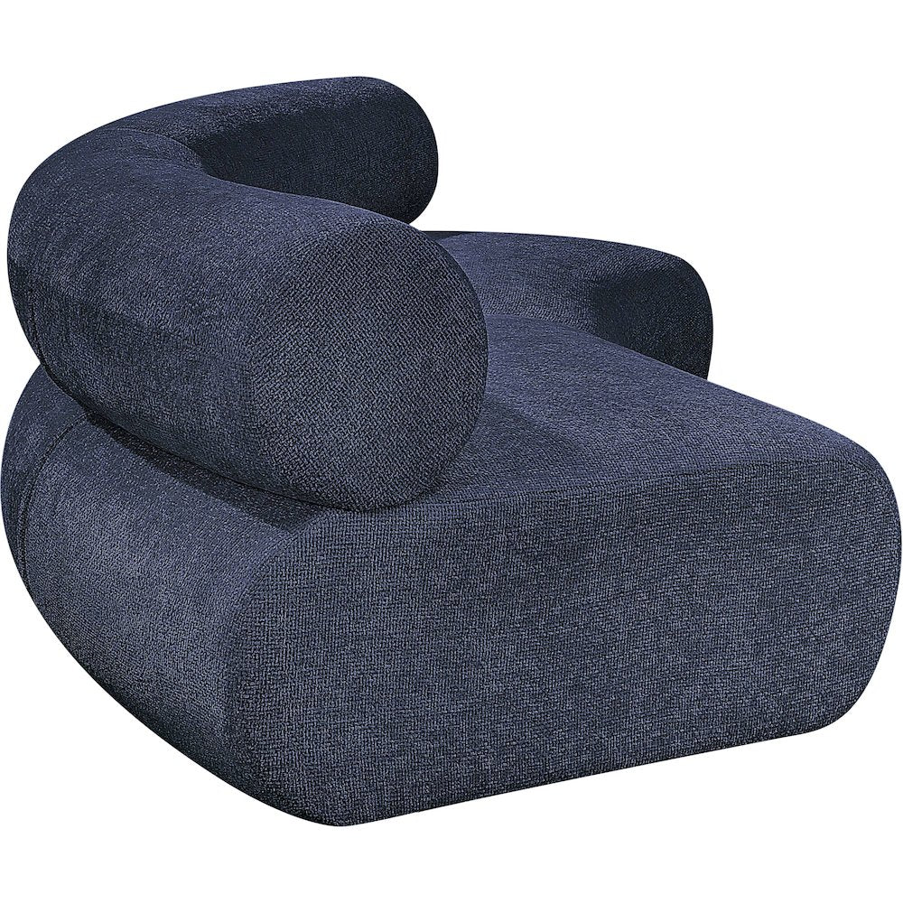 Bale Navy Chenille Fabric Modular Sofa