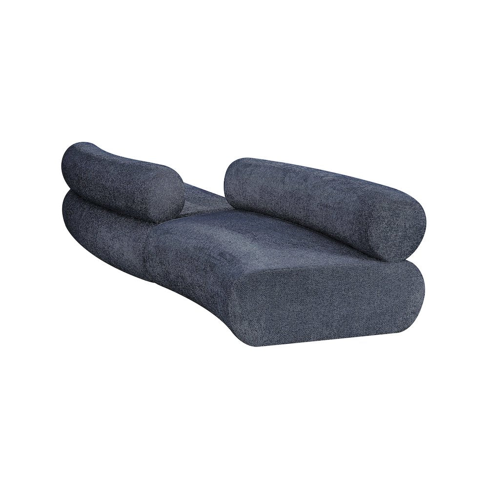 Bale Navy Chenille Fabric Modular Sofa