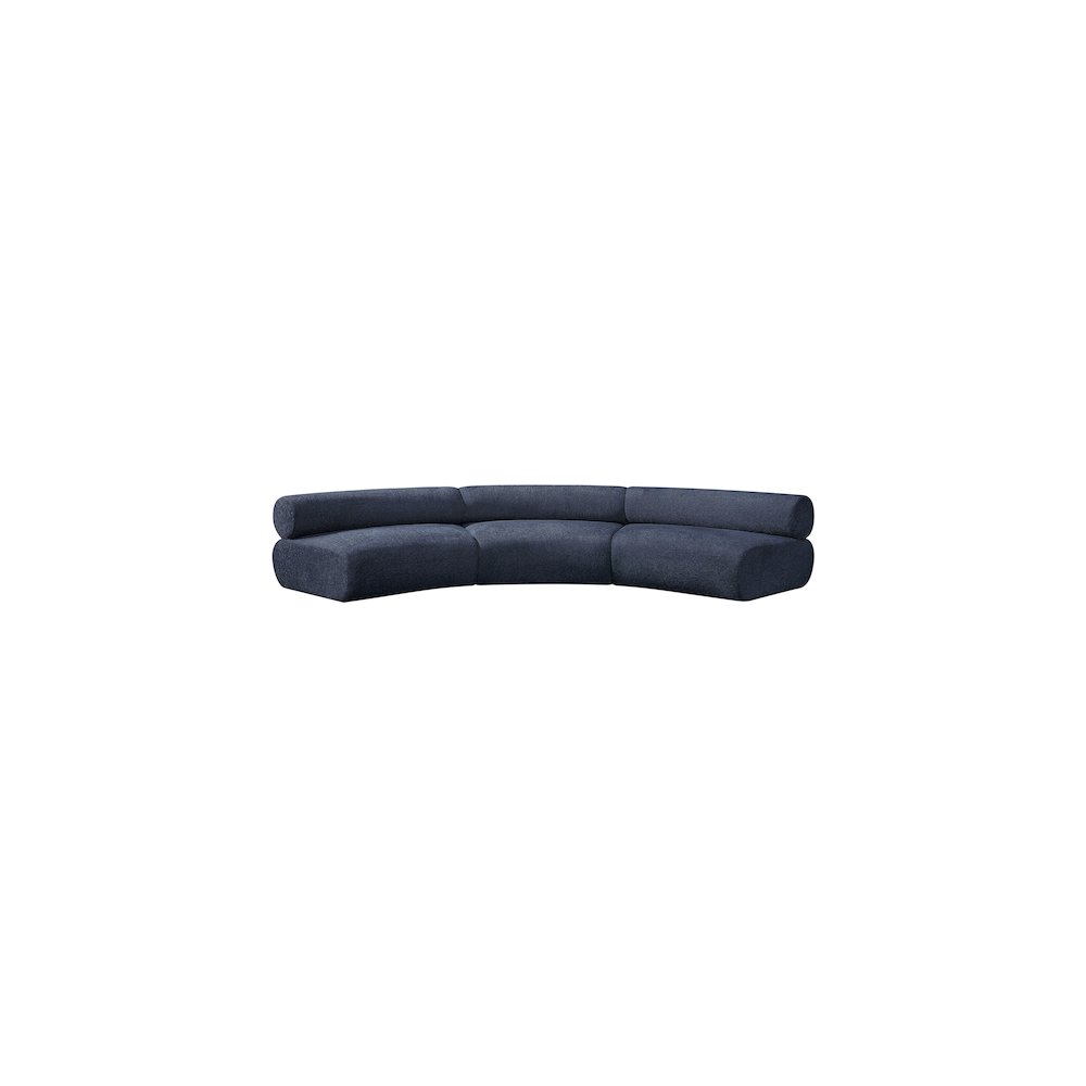 Bale Navy Chenille Fabric Modular Sofa