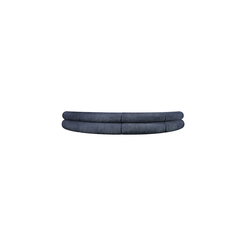 Bale Navy Chenille Fabric Modular Sofa