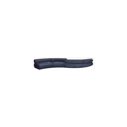 Bale Navy Chenille Fabric Modular Sofa