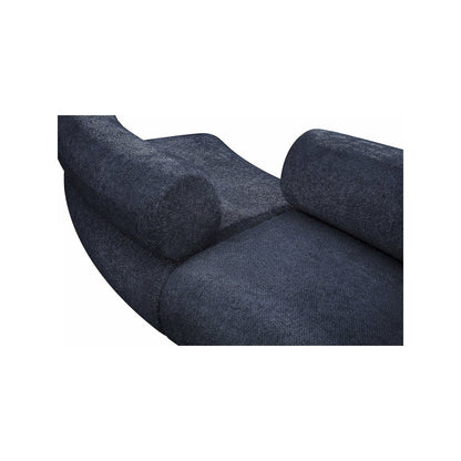 Bale Navy Chenille Fabric Modular Sofa