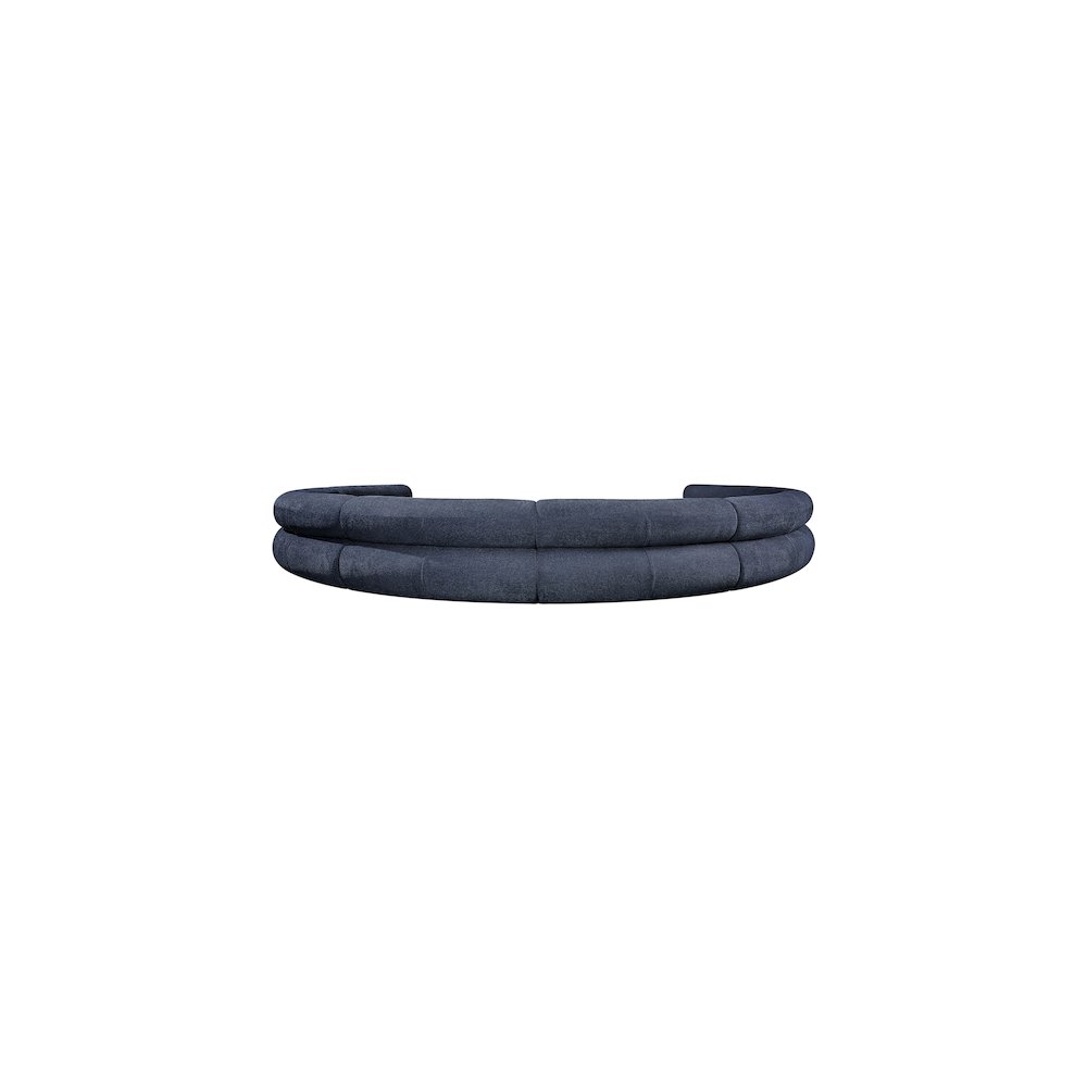 Bale Navy Chenille Fabric Modular Sofa