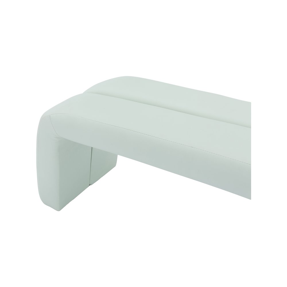 Arc Mint Vegan Leather Bench
