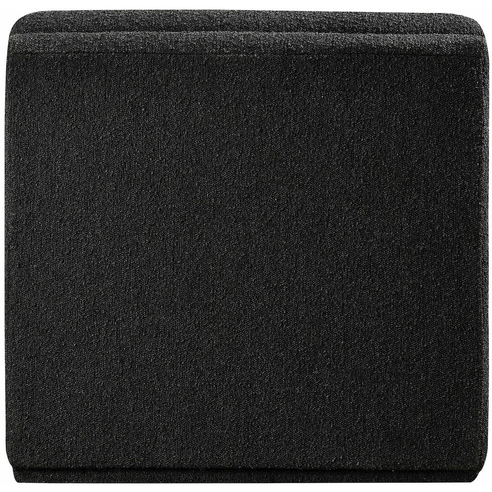 Ollie Black Boucle Fabric Armless