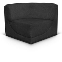 Ollie Black Boucle Fabric Corner